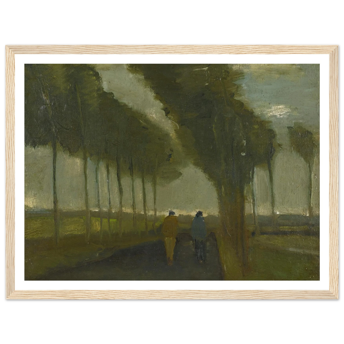 L’allée Aux Deux Promeneurs (1883) Art Print | Vincent van Gogh-Quipham Collections
