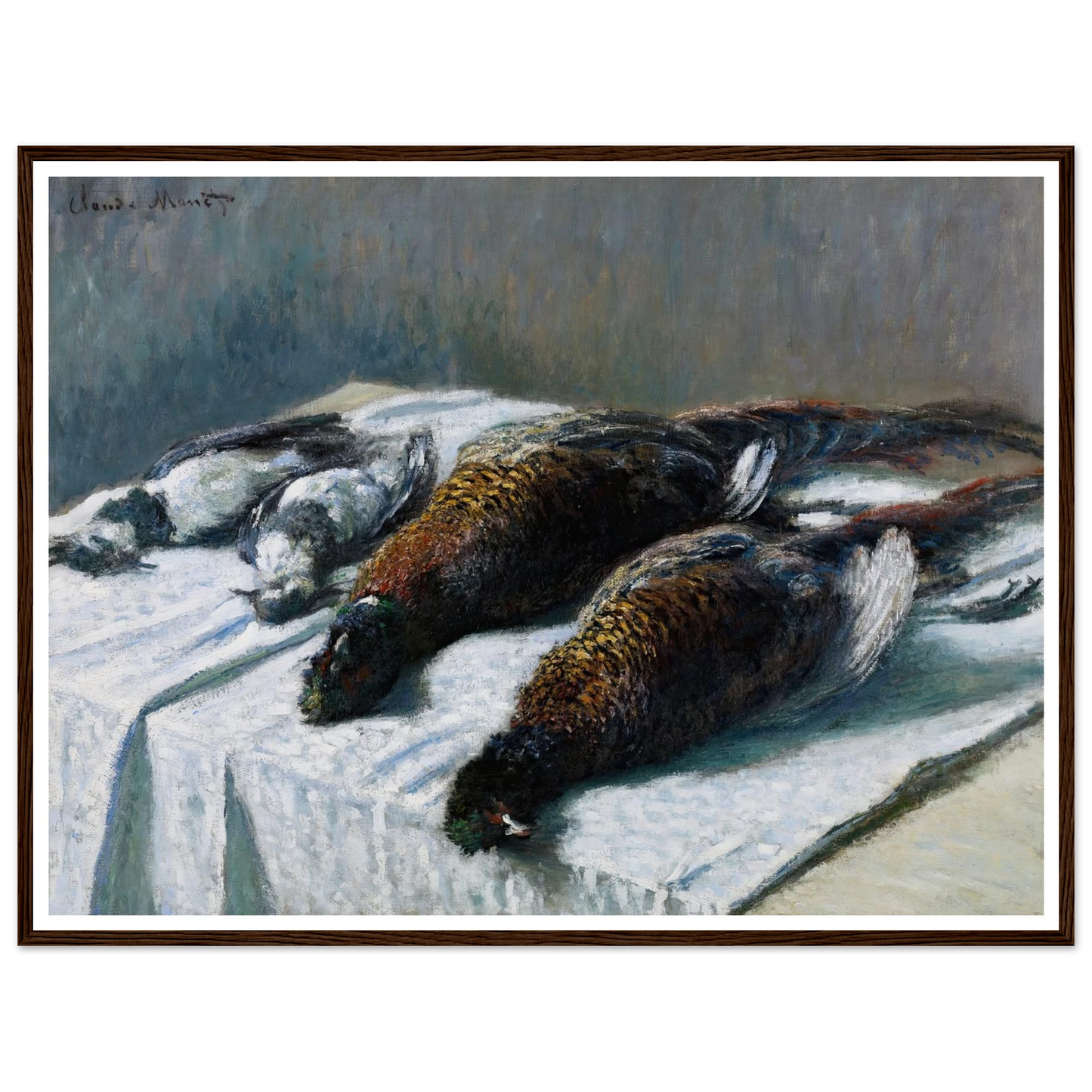 Still Life with Pheasants and Plovers (1879) Art Print | Claude Monet-Quipham Collections