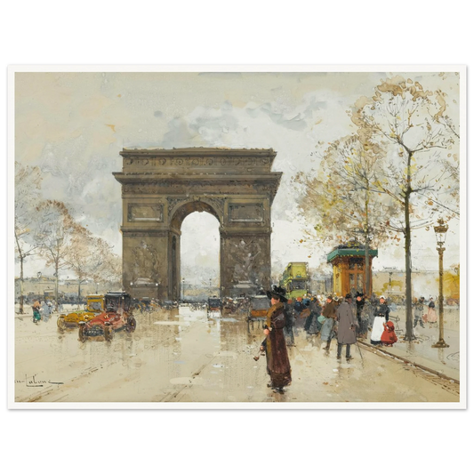 L’arc De Triomphe Art Print | Eugene Galien Laloue-Quipham Collections