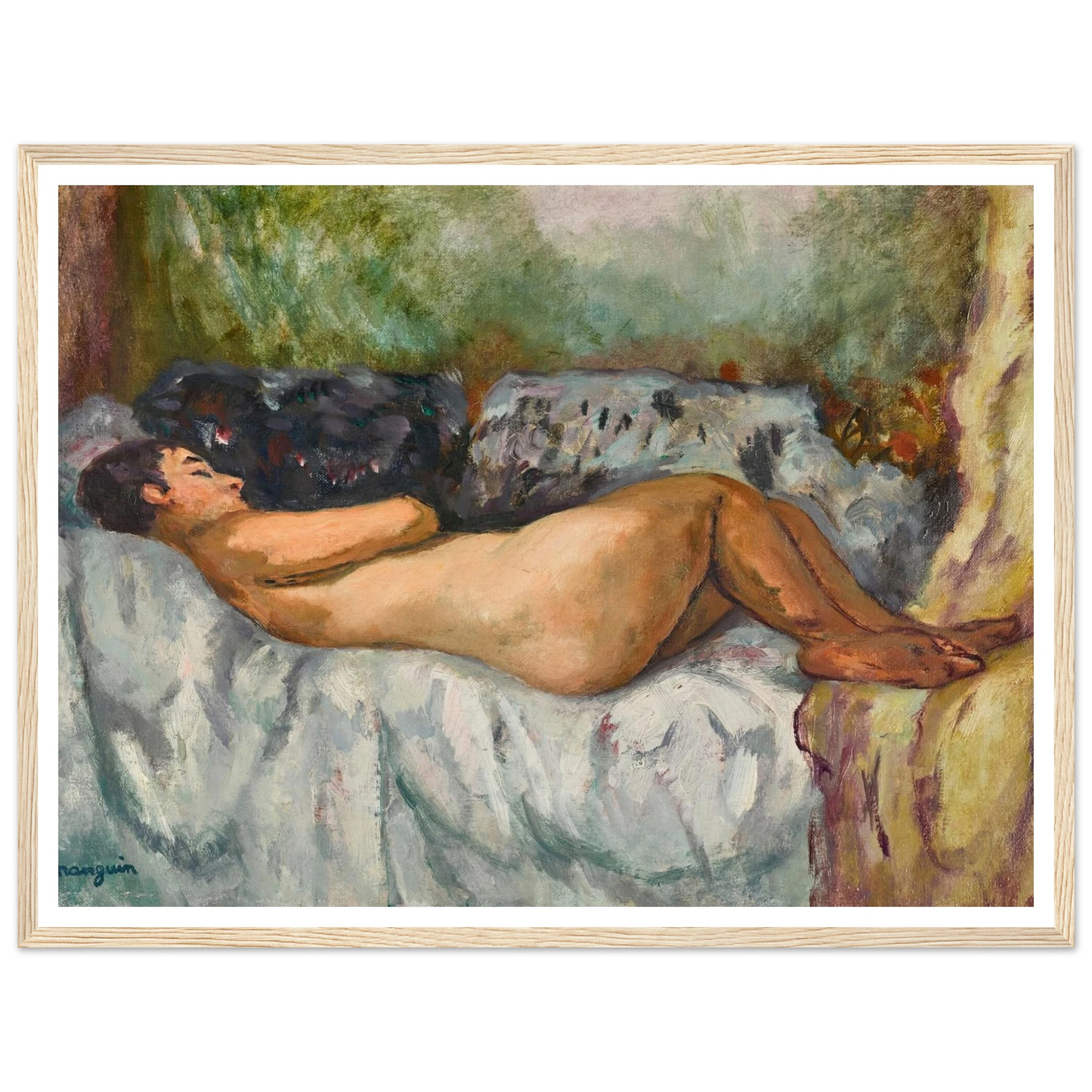 Jeanne; Nu allongé (1931) Art Print | Henri Manguin-Quipham Collections