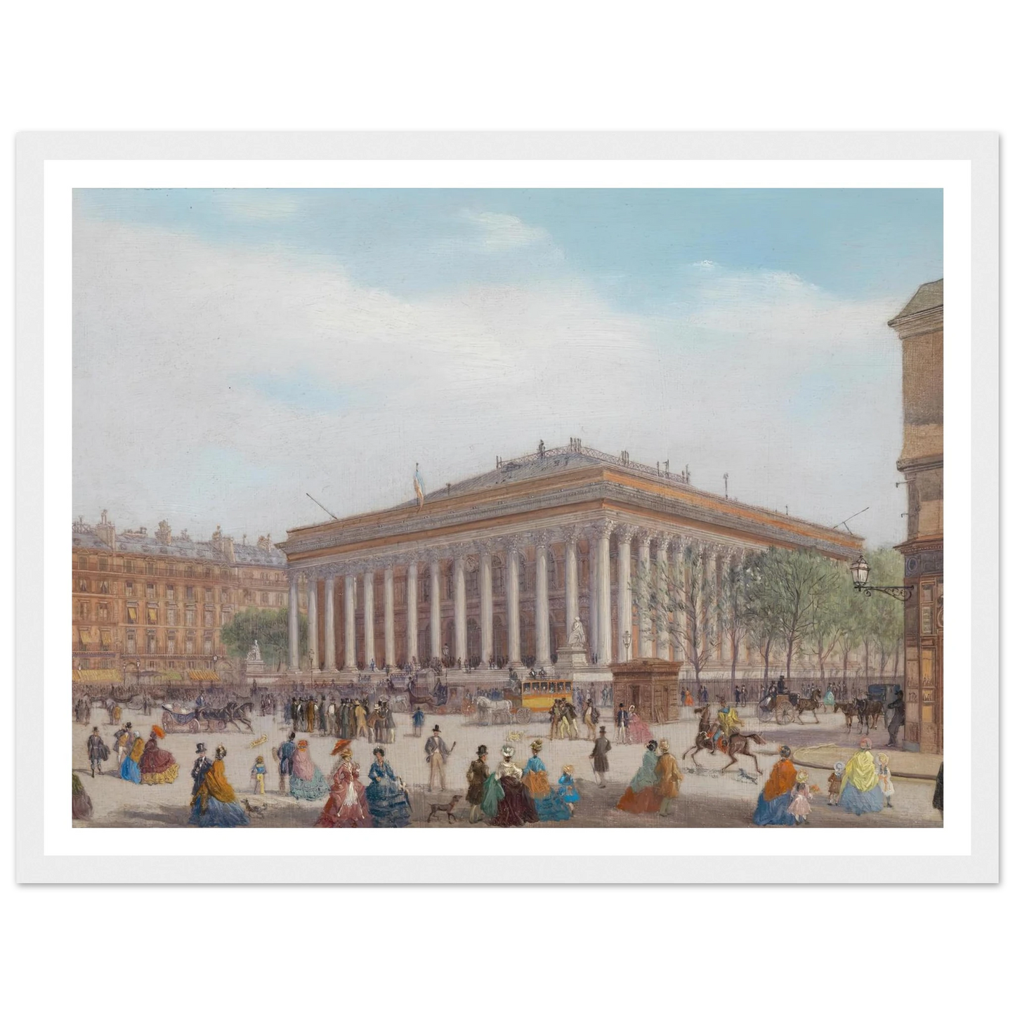 Paris Bourse Art Print | Carlo Bossoli-Quipham Collections