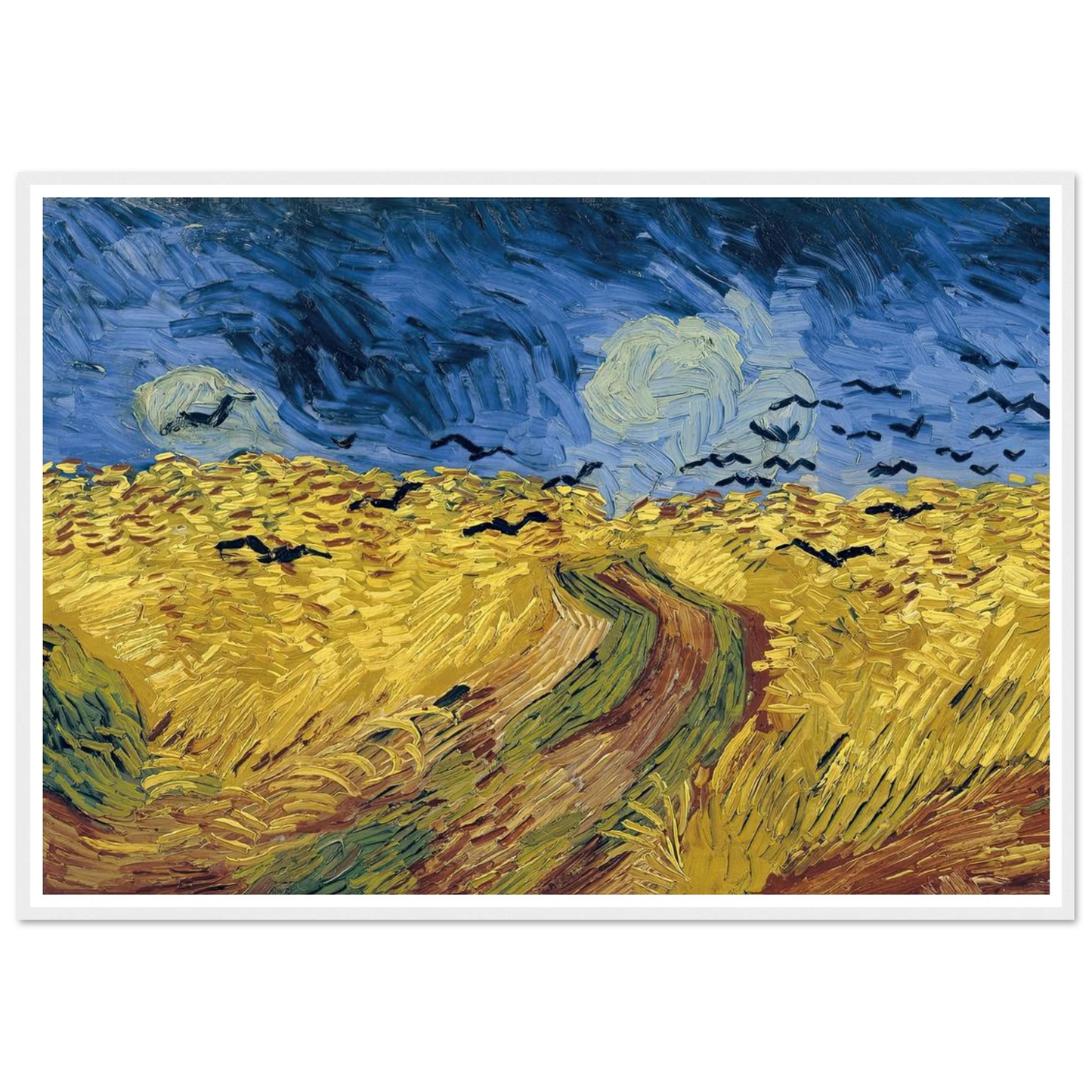 Wheatfield with Crows (1890) Art Print | Vincent van Gogh-Quipham Collections