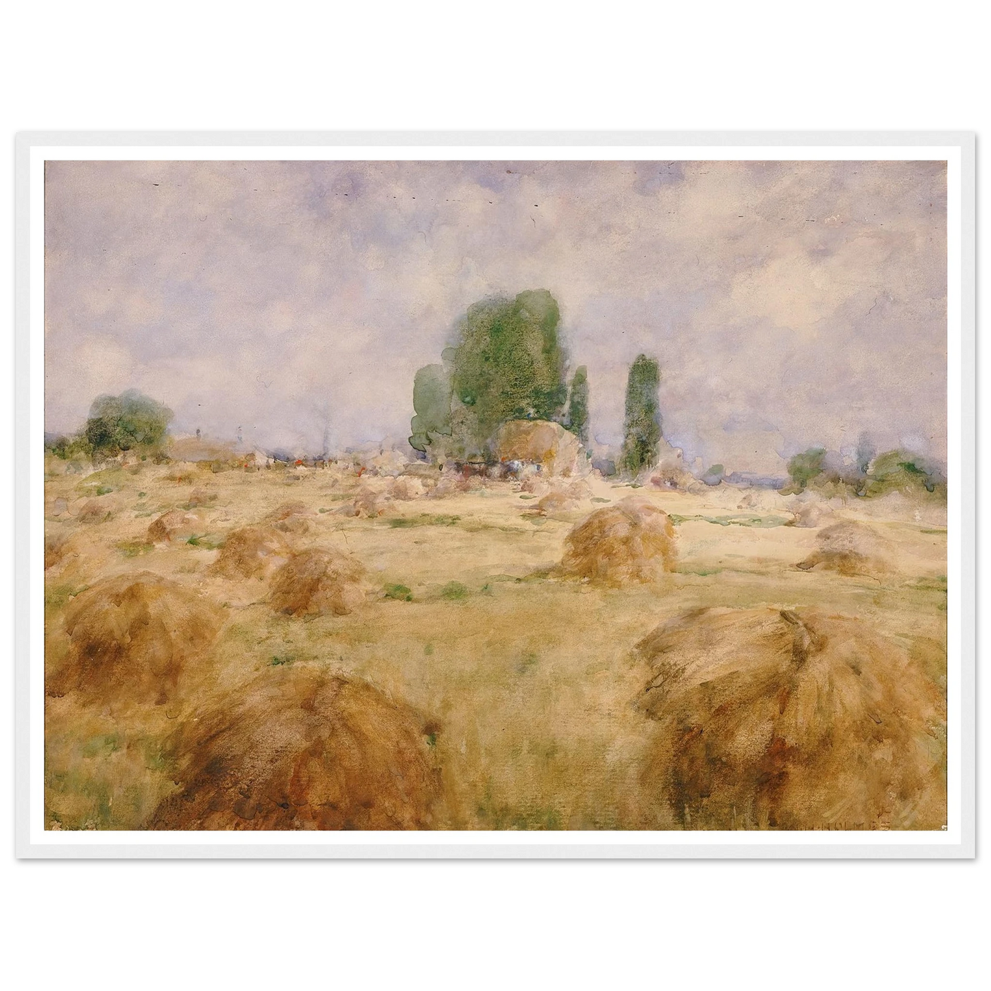 Field Of Wheat Shock Art Print | William Henry Holmes-Quipham Collections