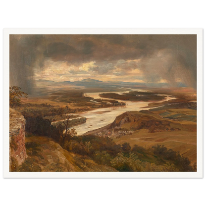 Die Donauauen bei Wien (ca. 1870) Art Print | Josef Hoffmann-Quipham Collections