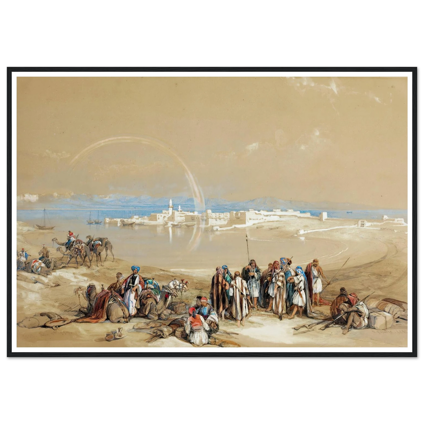 Suez (1840) Art Print | David Roberts-Quipham Collections
