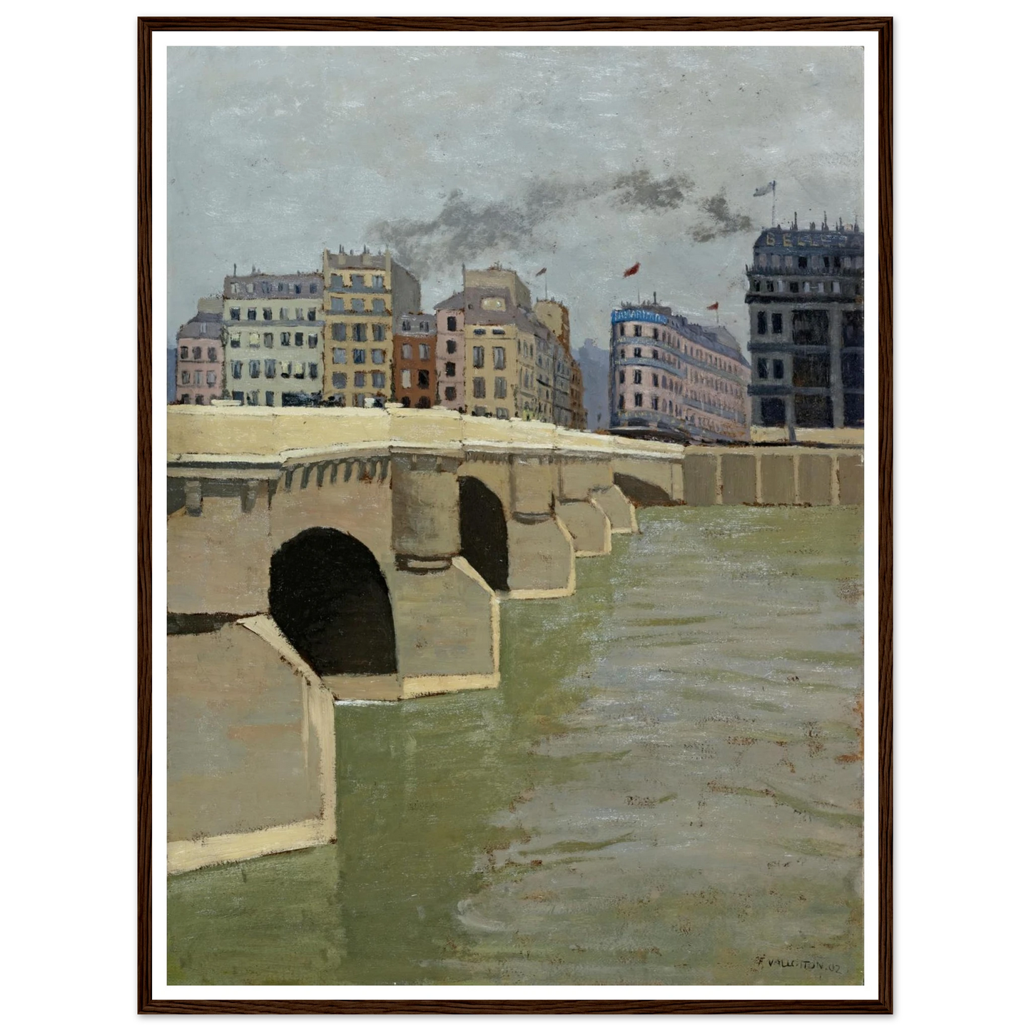 The Pont Neuf Bridge, 1902 Art Print | Felix Vallotton-Quipham Collections