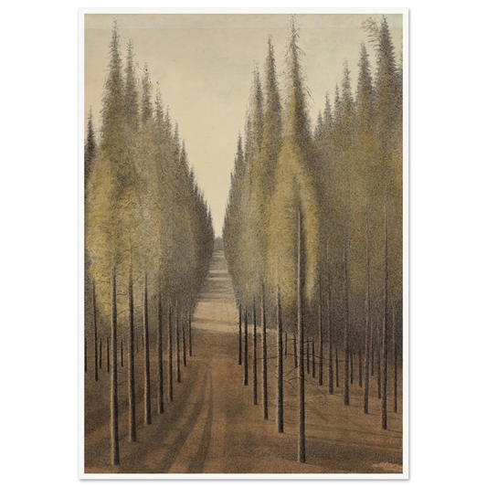De brandgang (1944) Art Print | Leon Spilliaert-Quipham Collections