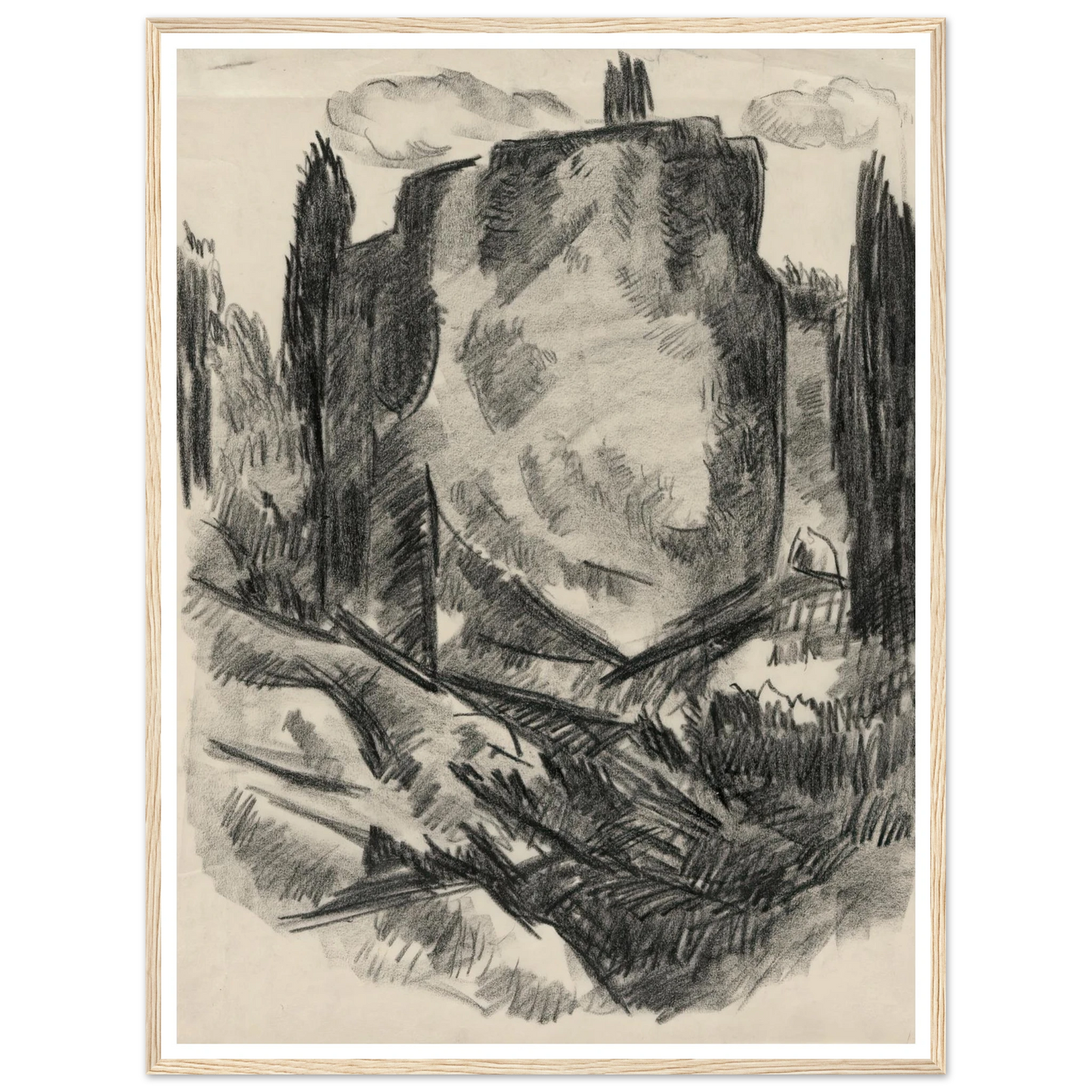 Landscape (early to mid-20th century) Art Print | Marsden Hartley-Quipham Collections