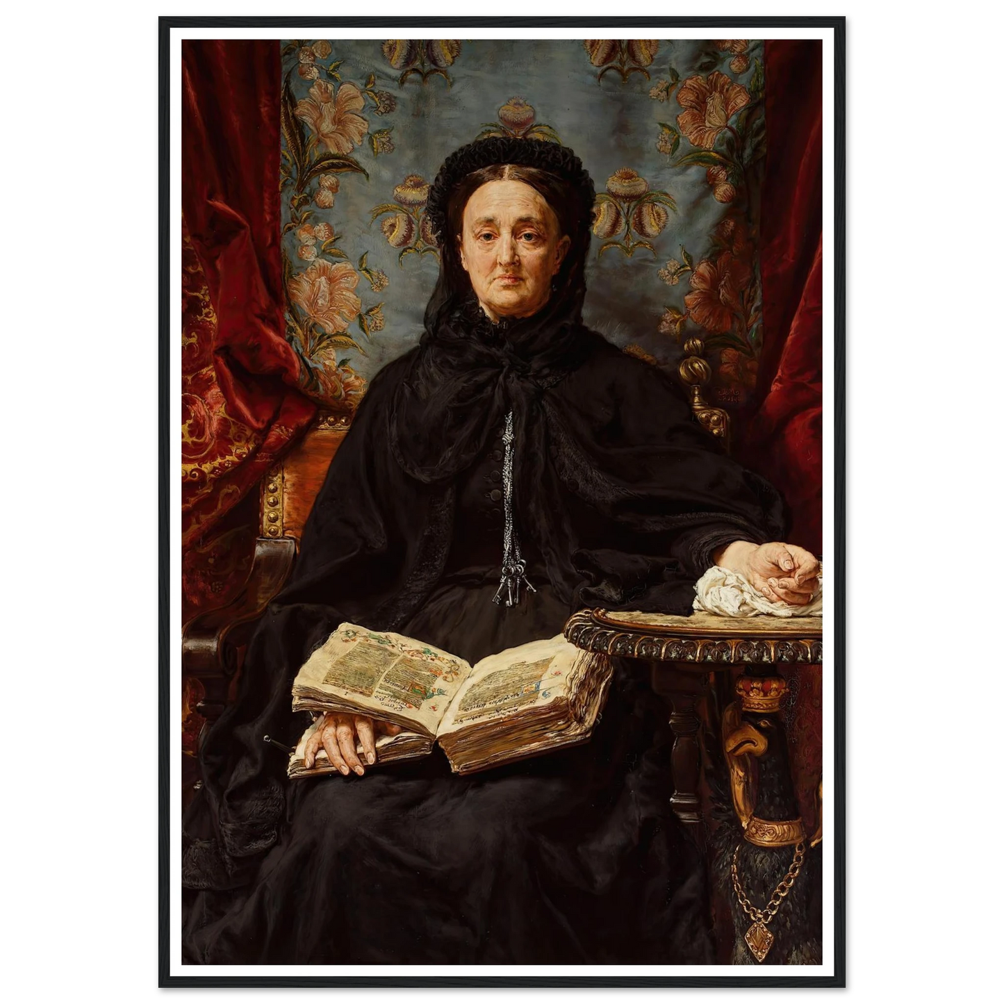 Portrait of Katarzyna Potocka née Branicka (1825–1907), wife of Adam (1890) Art Print | Jan Matejko-Quipham Collections