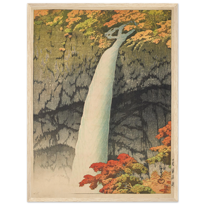Nikko Kegon taki (Kegon waterfall, Nikko) (1927) Art Print | Kawase Hasui-Quipham Collections