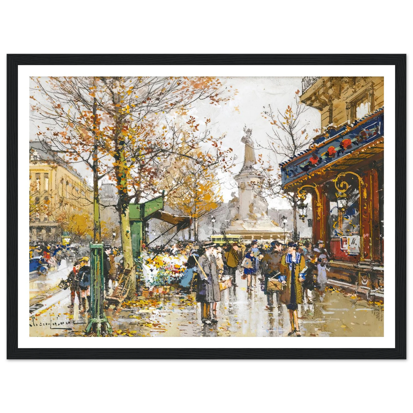 Place De La Republique Art Print | Eugene Galien Laloue-Quipham Collections