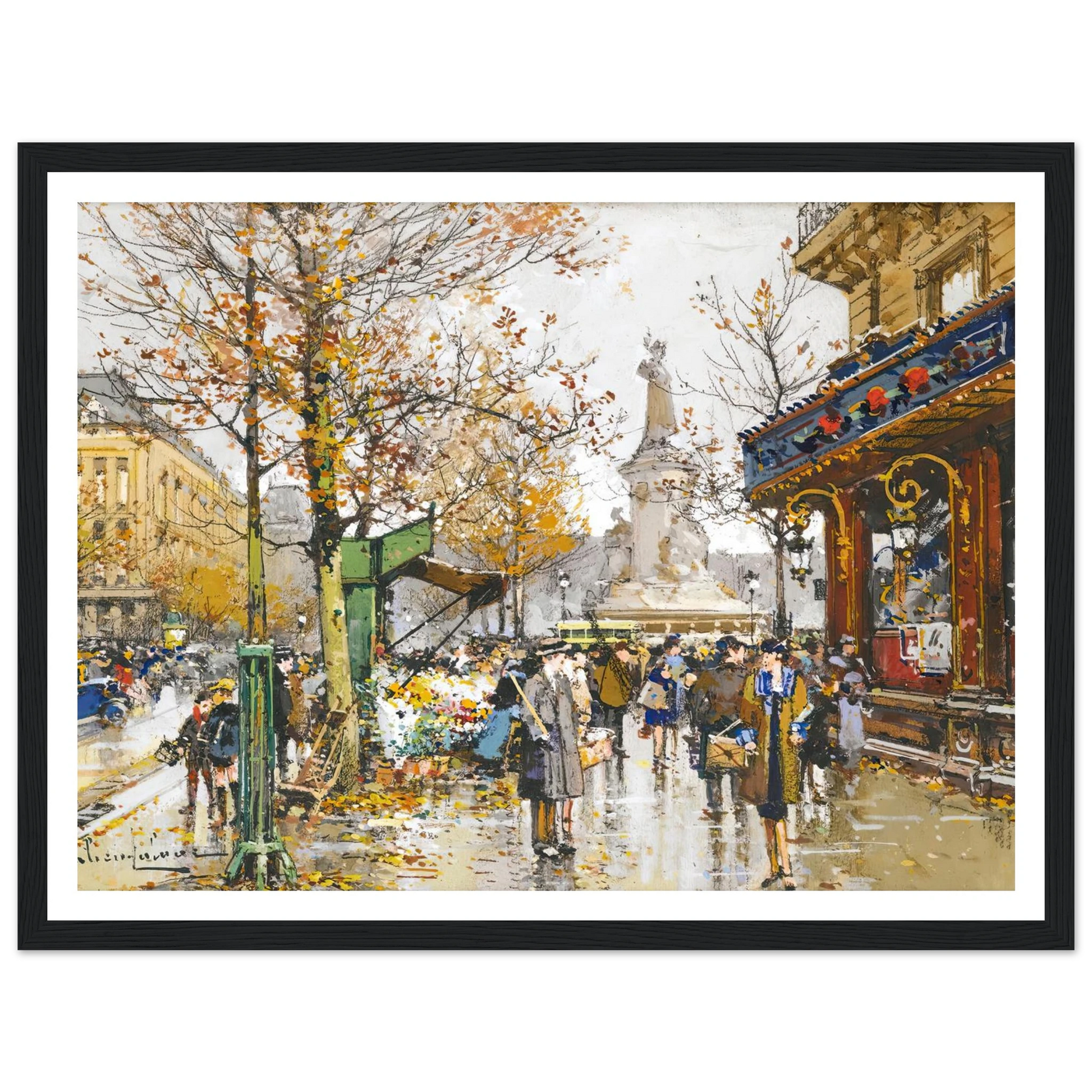 Place De La Republique Art Print | Eugene Galien Laloue-Quipham Collections
