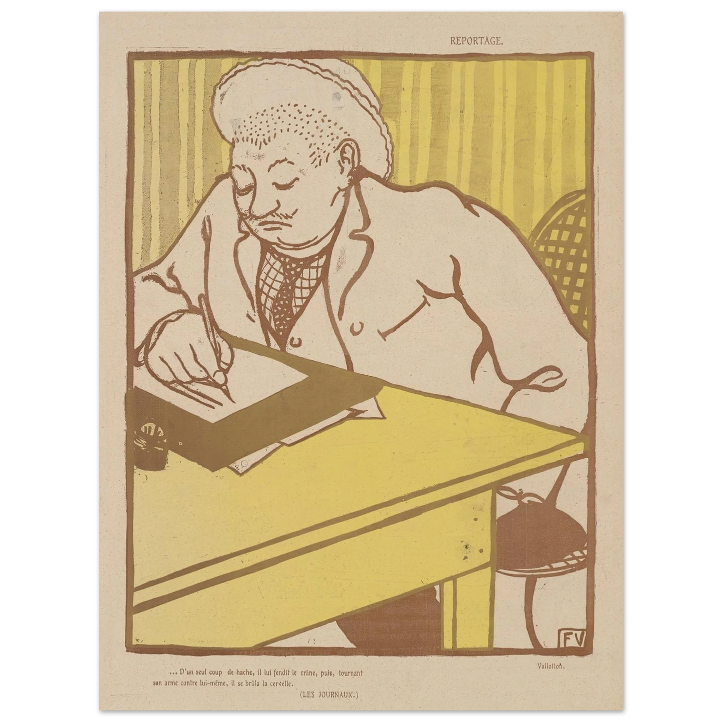 3 octobre 1903 Art Print | Felix Vallotton-Quipham Collections