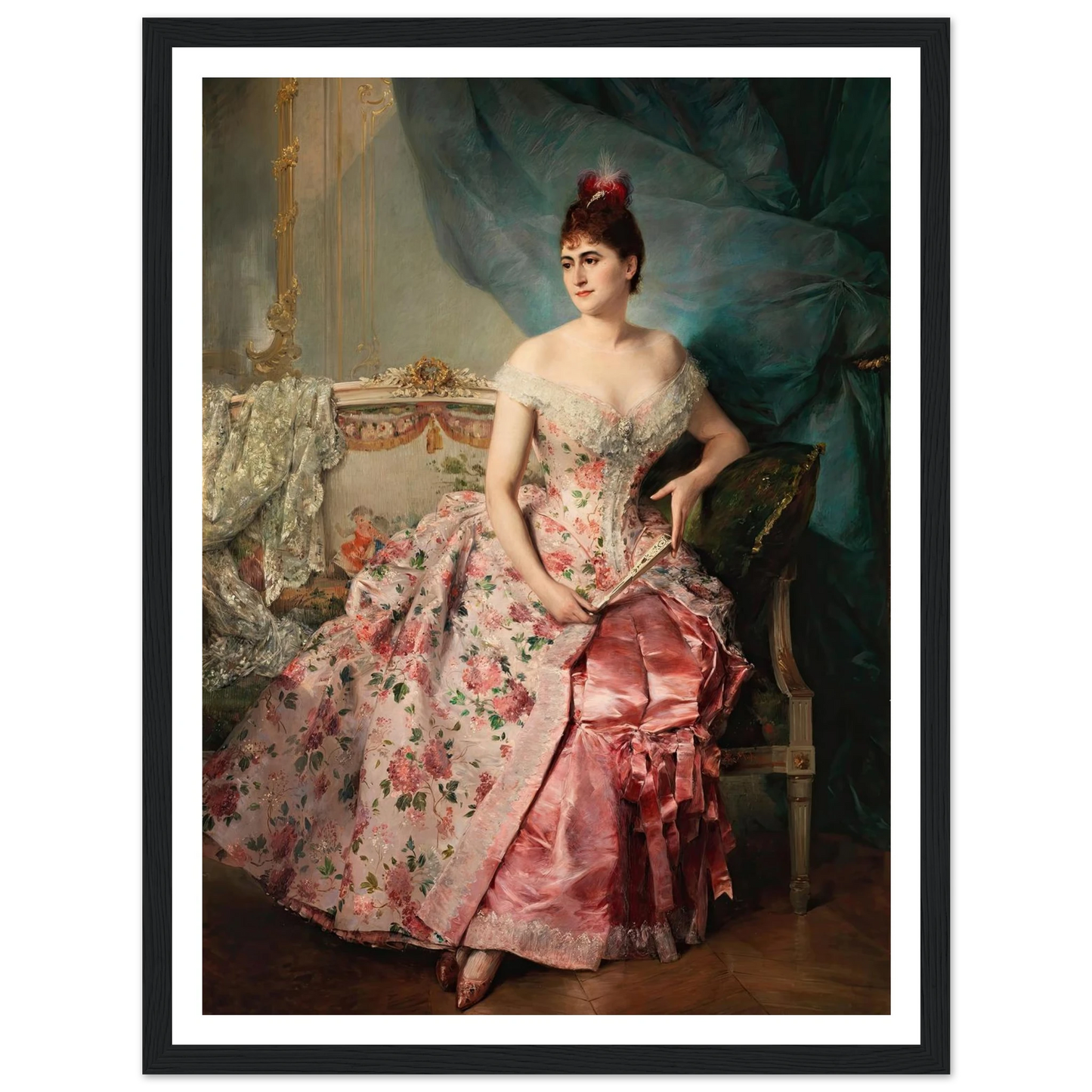 Portrait of a Lady Art Print | Raimundo de Madrazo y Garreta-Quipham Collections