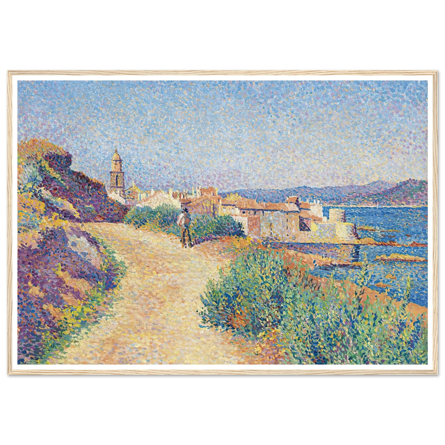 Saint-Tropez (1892) Art Print | Maximilien Luce-Quipham Collections