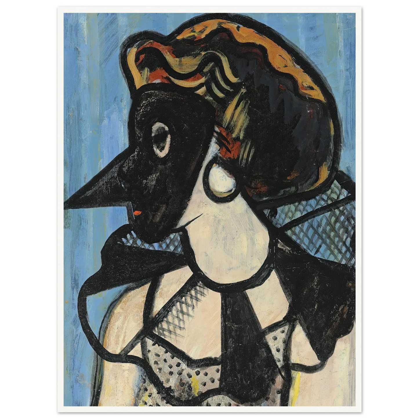 Femme au masque (circa 1938-1939) Art Print | Francis Picabia-Quipham Collections