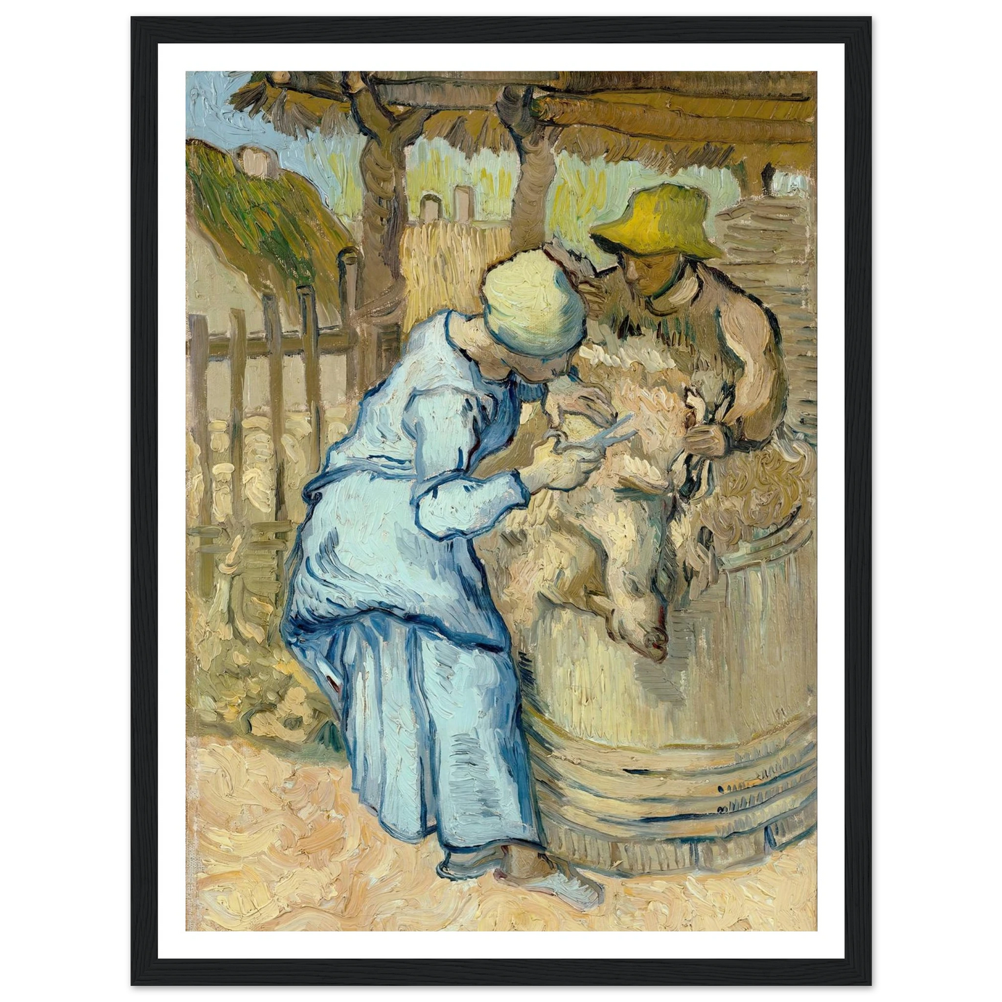 The Sheep-Shearer (After Millet) Art Print | Vincent van Gogh-Quipham Collections