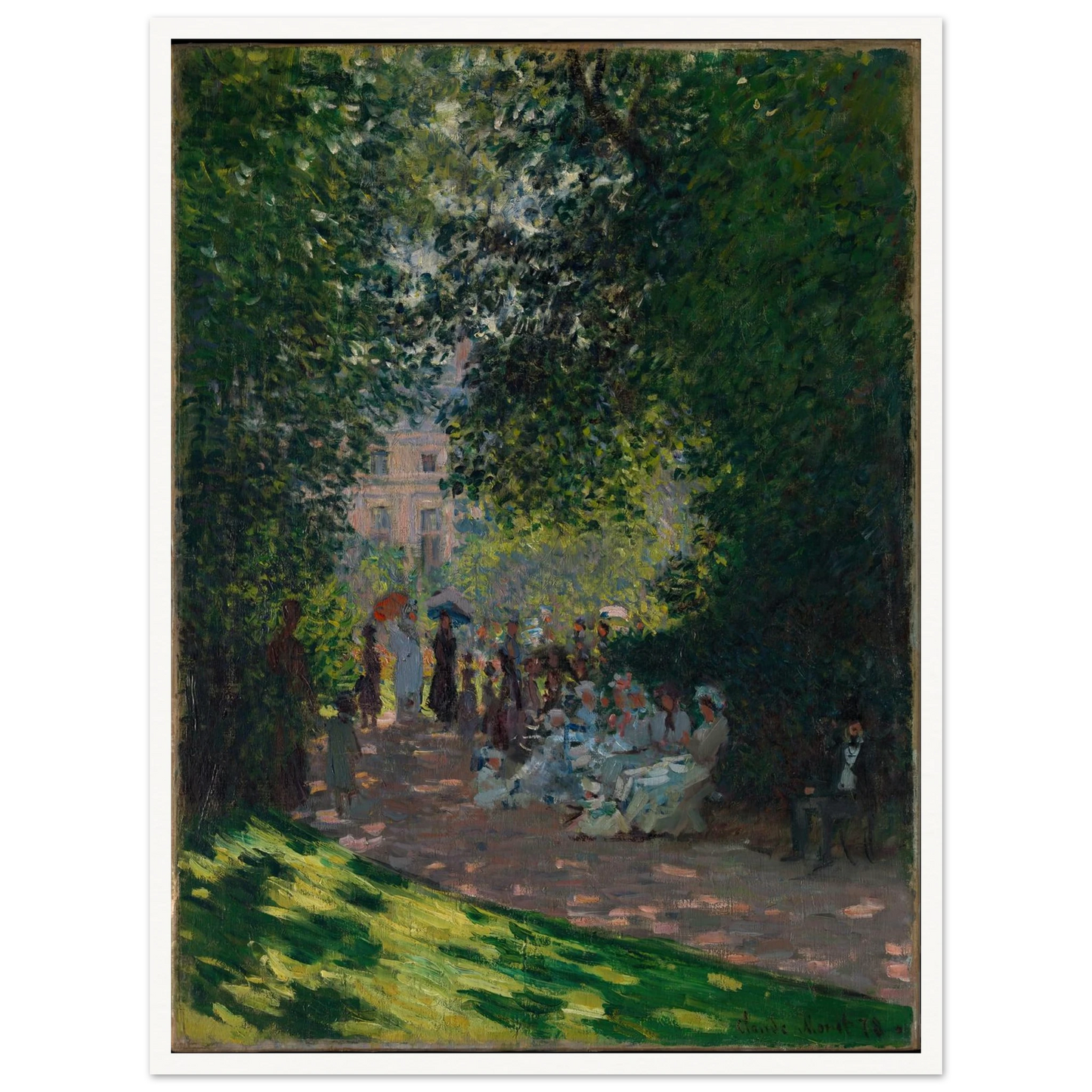 The Parc Monceau (1878) Art Print | Claude Monet-Quipham Collections