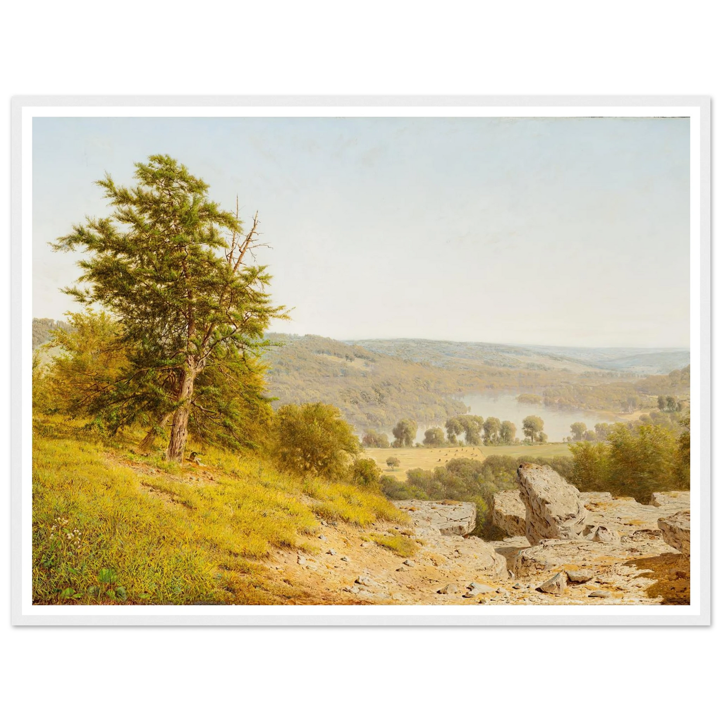 Landscape (1865) Art Print | Alexander Helwig Wyant-Quipham Collections