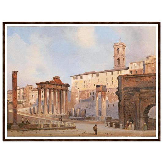 The Roman Forum Art Print | Ippolito Caffi-Quipham Collections