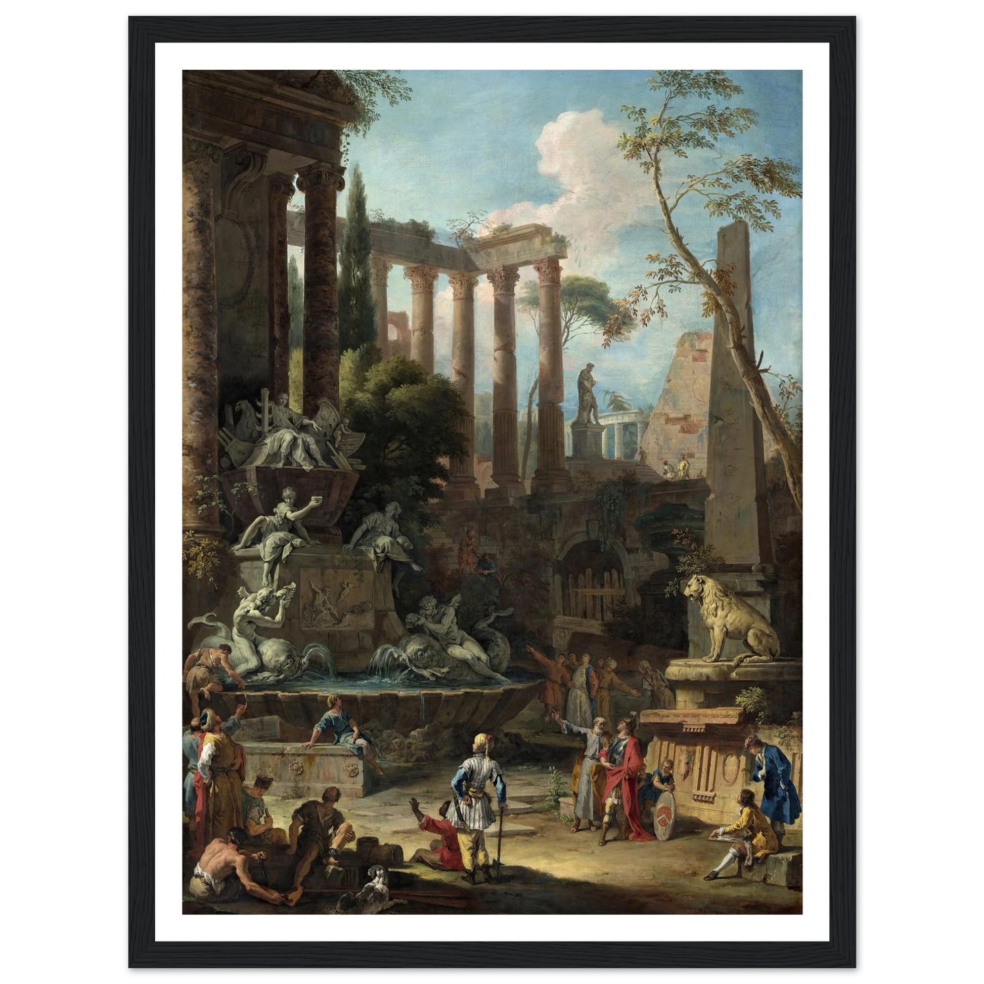 Memorial to Admiral Sir Clowdisley Shovell (1725) Art Print | Sebastiano Ricci-Quipham Collections