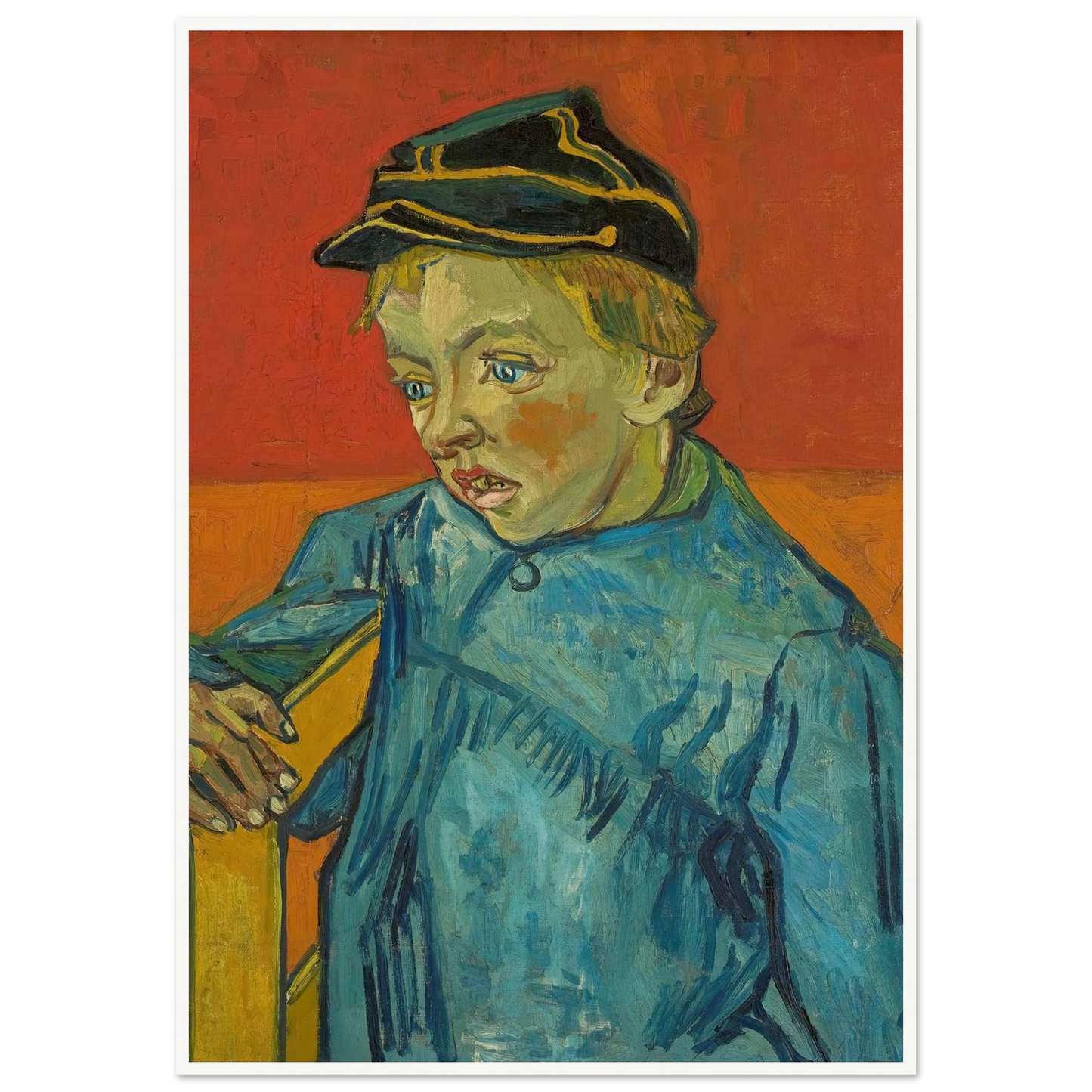 The Schoolboy (Camille Roulin) (1888) Art Print | Vincent van Gogh-Quipham Collections