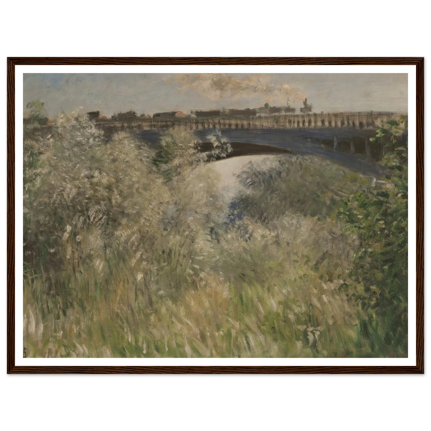Le Pont d` Argenteuil (1875) Art Print | Claude Monet-Quipham Collections