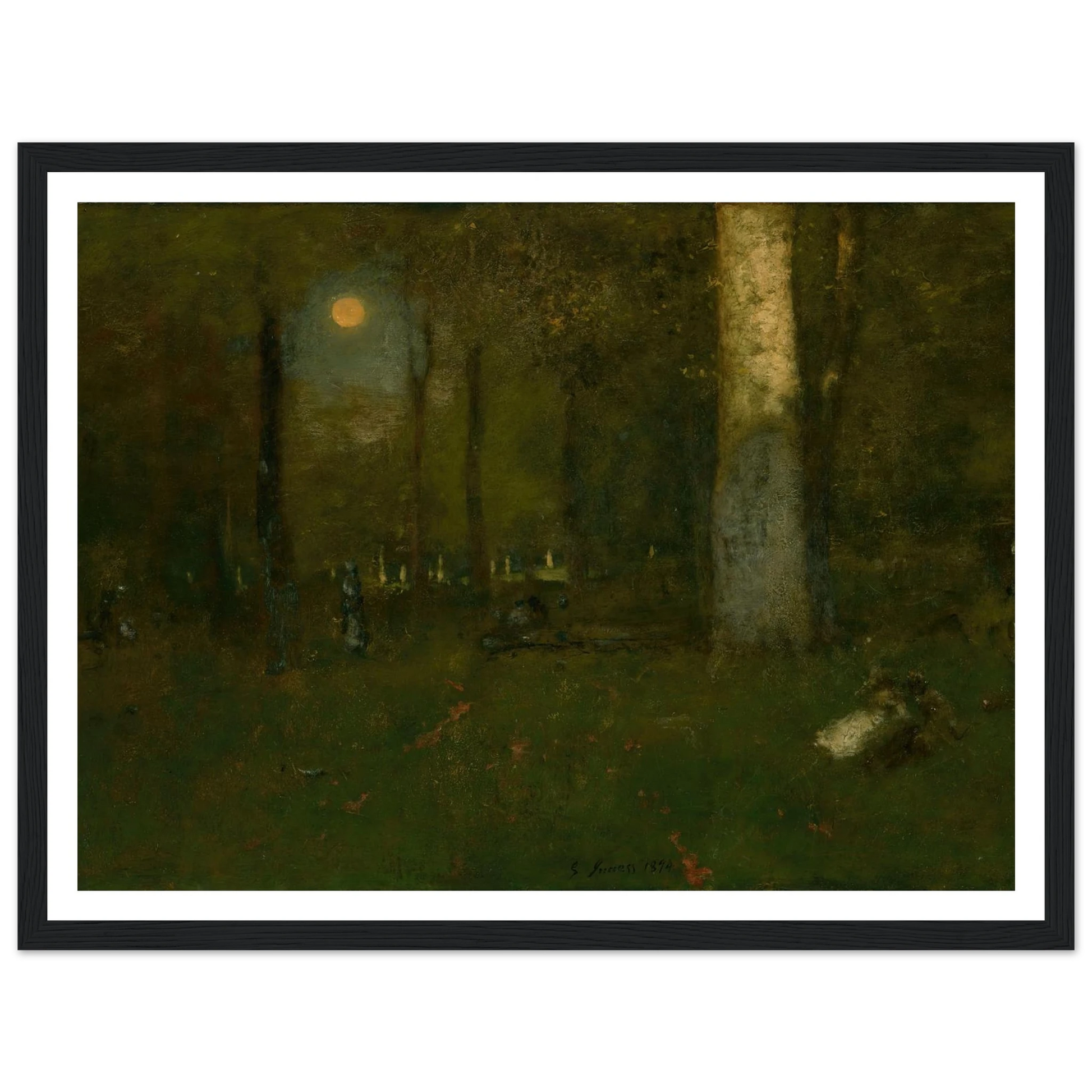 Picnic in the Woods, Montclair, New Jersey (1894) Art Print | George Inness-Quipham Collections