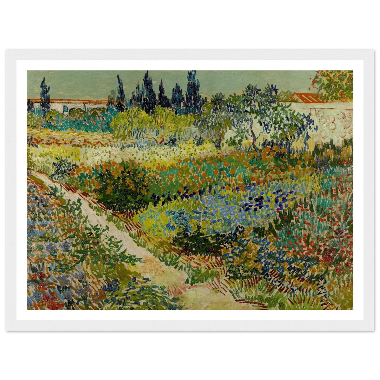 Garden at Arles Art Print | Vincent van Gogh-Quipham Collections