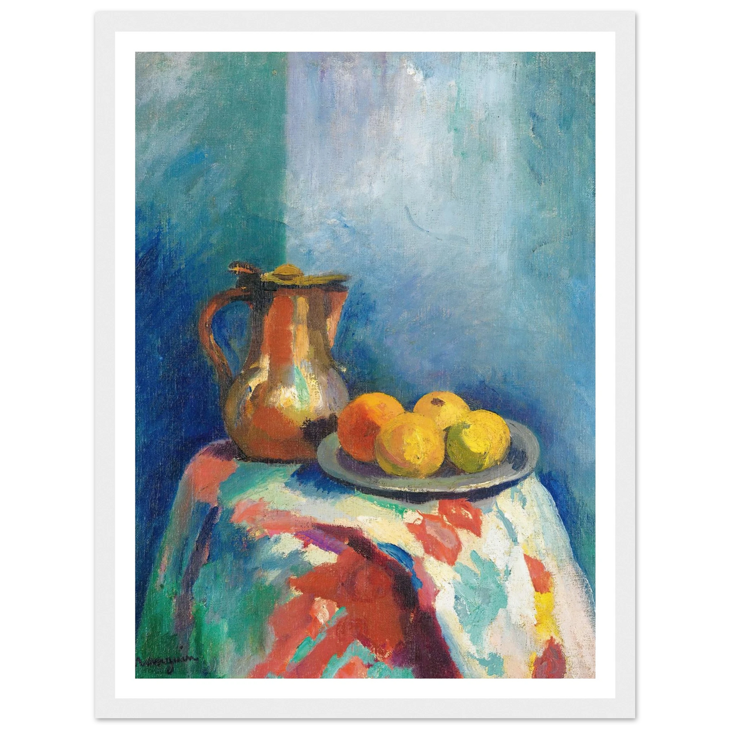 Nature Morte Au Pichet En Cuivre (circa 1902-03) Art Print | Henri Manguin-Quipham Collections
