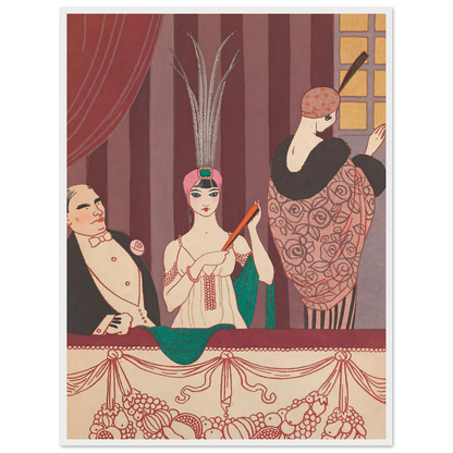 La Loge (1914) Art Print | George Barbier-Quipham Collections