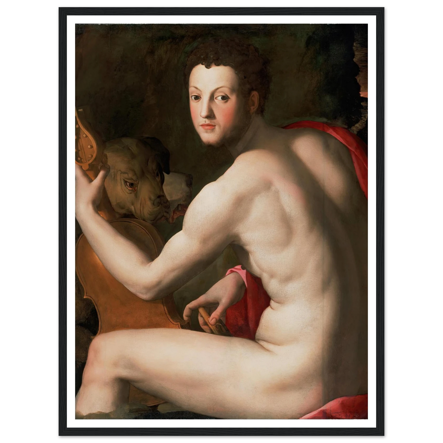 Portrait of Cosimo I de’ Medici as Orpheus Art Print | Agnolo Bronzino-Quipham Collections
