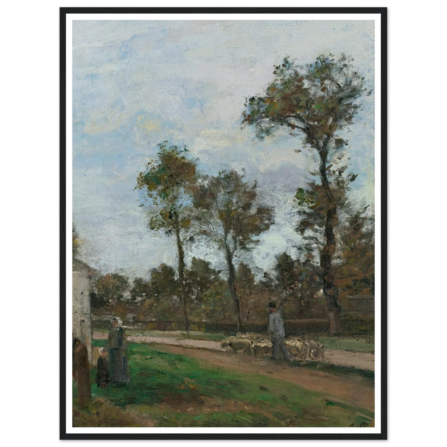 Route À Louveciennes (circa 1870) Art Print | Camille Pissarro-Quipham Collections