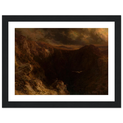 Evening in the mountains (1843) Art Print | August Behrendsen-Quipham Collections