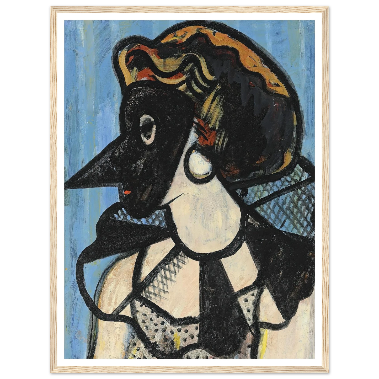 Femme au masque (circa 1938-1939) Art Print | Francis Picabia-Quipham Collections