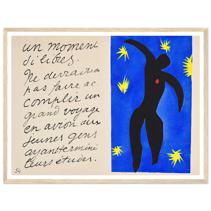 Icarus (1947) Art Print | Henri Matisse-Quipham Collections