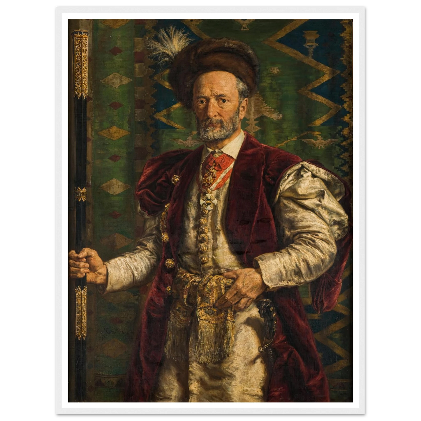 Portrait of Mikołaj Zyblikiewicz (1887) Art Print | Jan Matejko-Quipham Collections