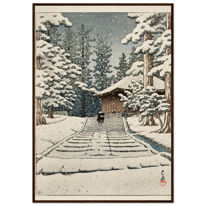 Hiraizumi Konjikido (Konjiki Hall at Hiraizumi) (1957) Art Print | Kawase Hasui-Quipham Collections