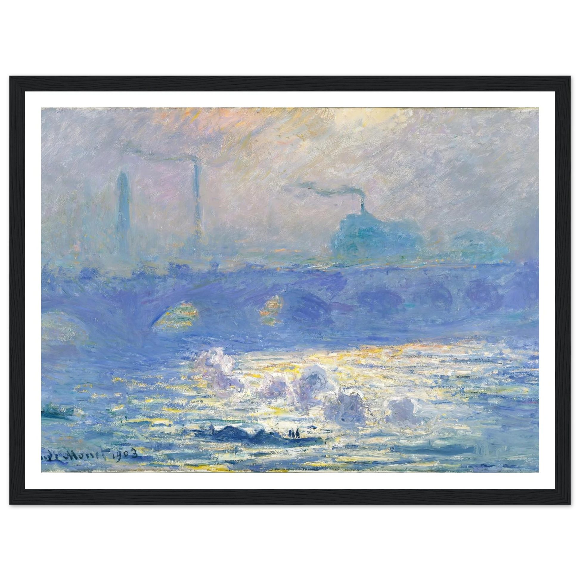 Waterloo Bridge (1903) Art Print | Claude Monet-Quipham Collections