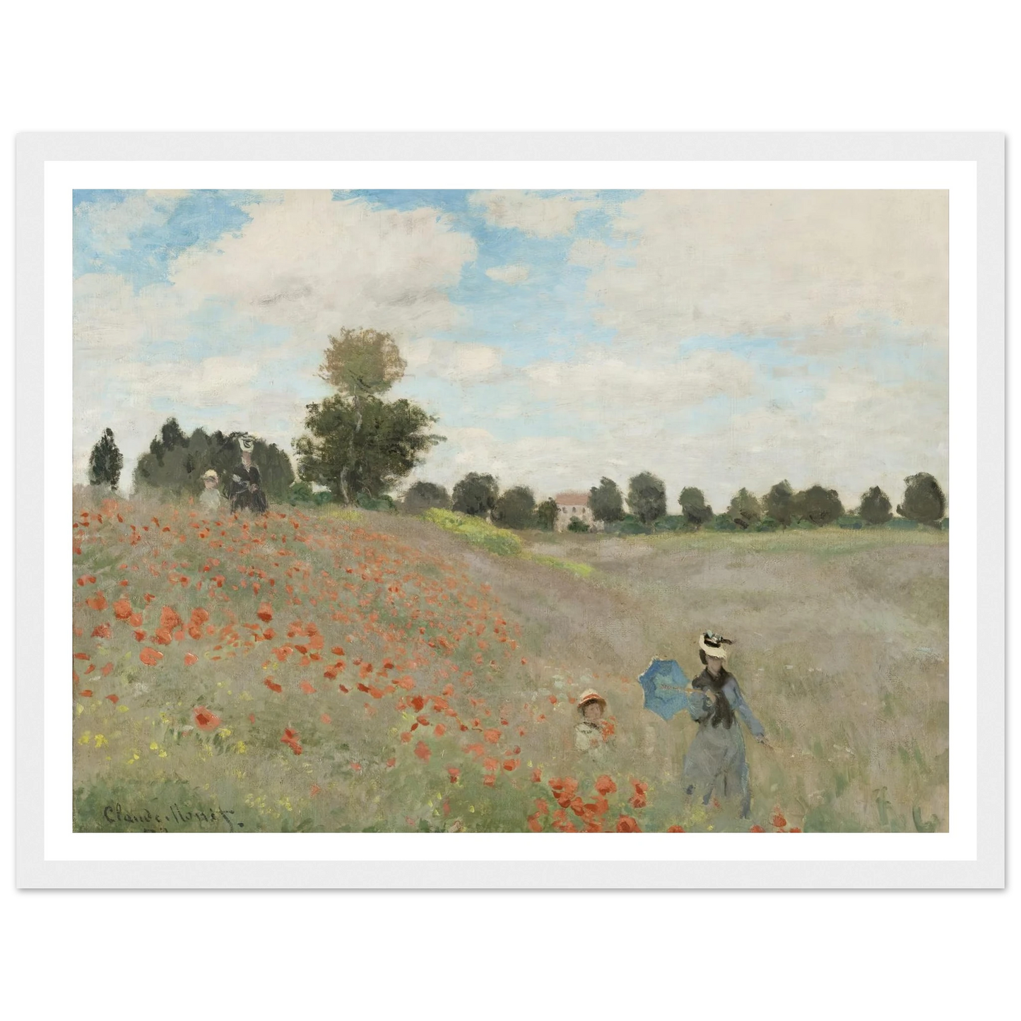 Poppy Field (1881) Art Print | Claude Monet-Quipham Collections