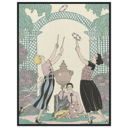 Le Jeu des Graces (1921) Art Print | George Barbier-Quipham Collections