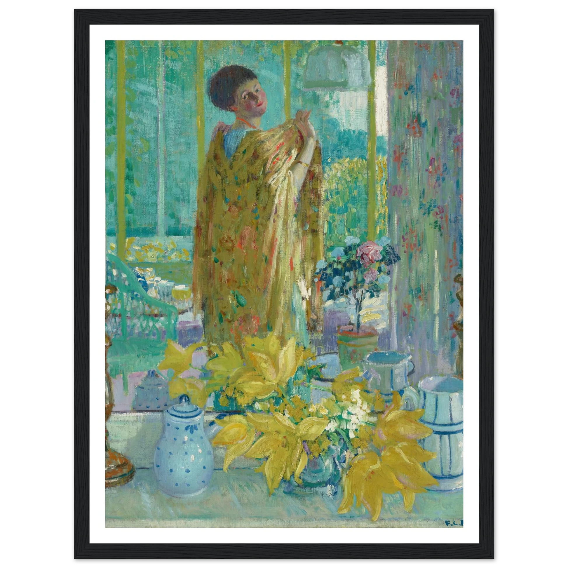 Yellow Tulips (circa 1911-1912) Art Print | Frederick Carl Frieseke-Quipham Collections