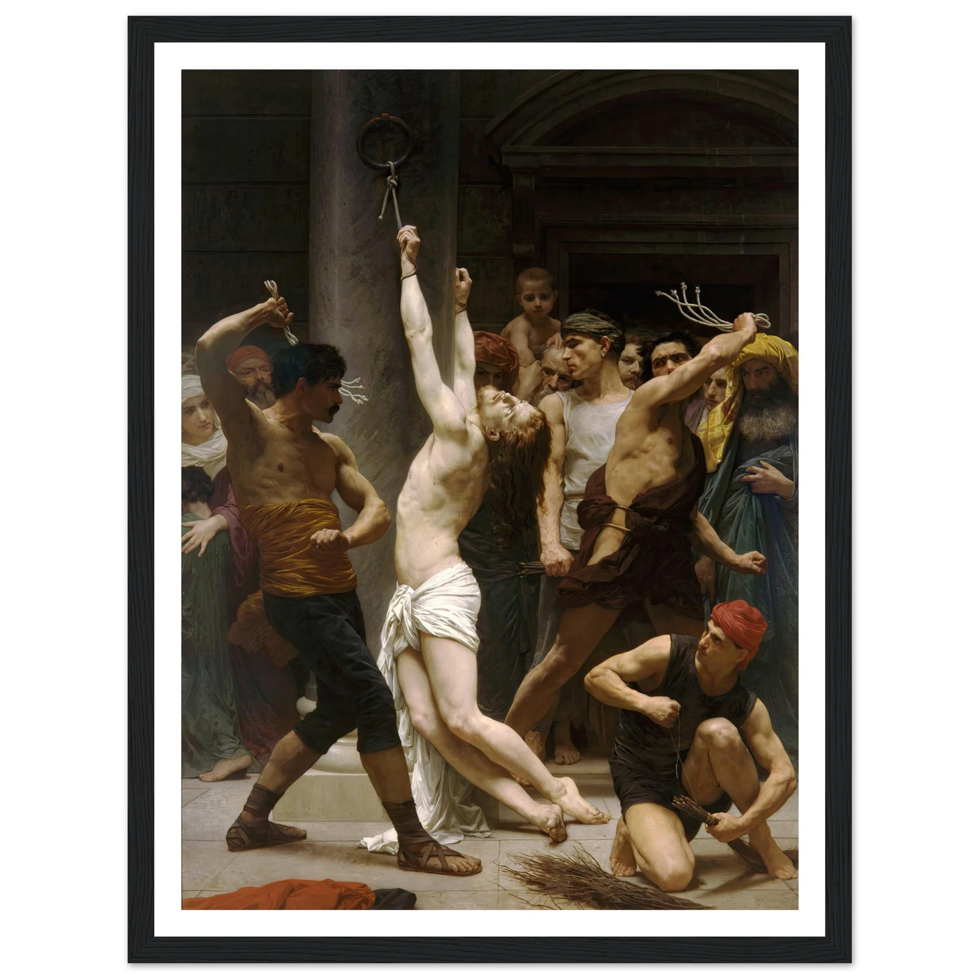 The Flagellation of Our Lord Jesus Christ (1880) Art Print | William Bouguereau-Quipham Collections