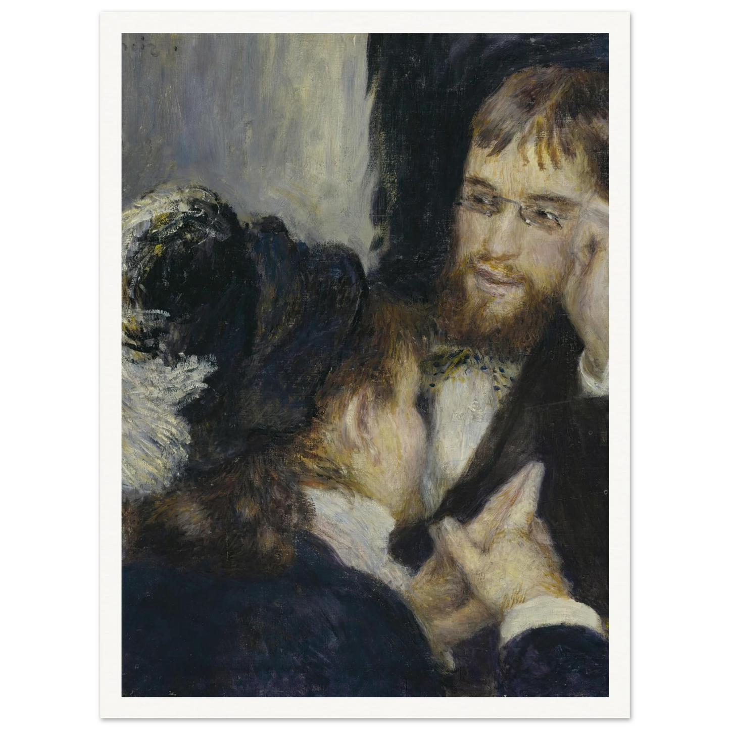 Conversation (1878) Art Print | Pierre Auguste Renoir-Quipham Collections