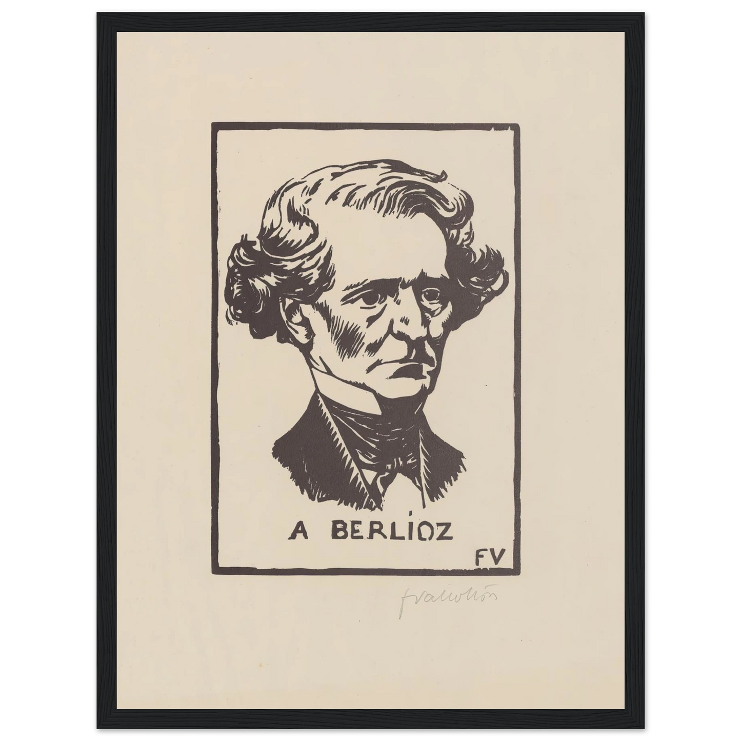 A Berlioz (1891) Art Print | Felix Vallotton-Quipham Collections