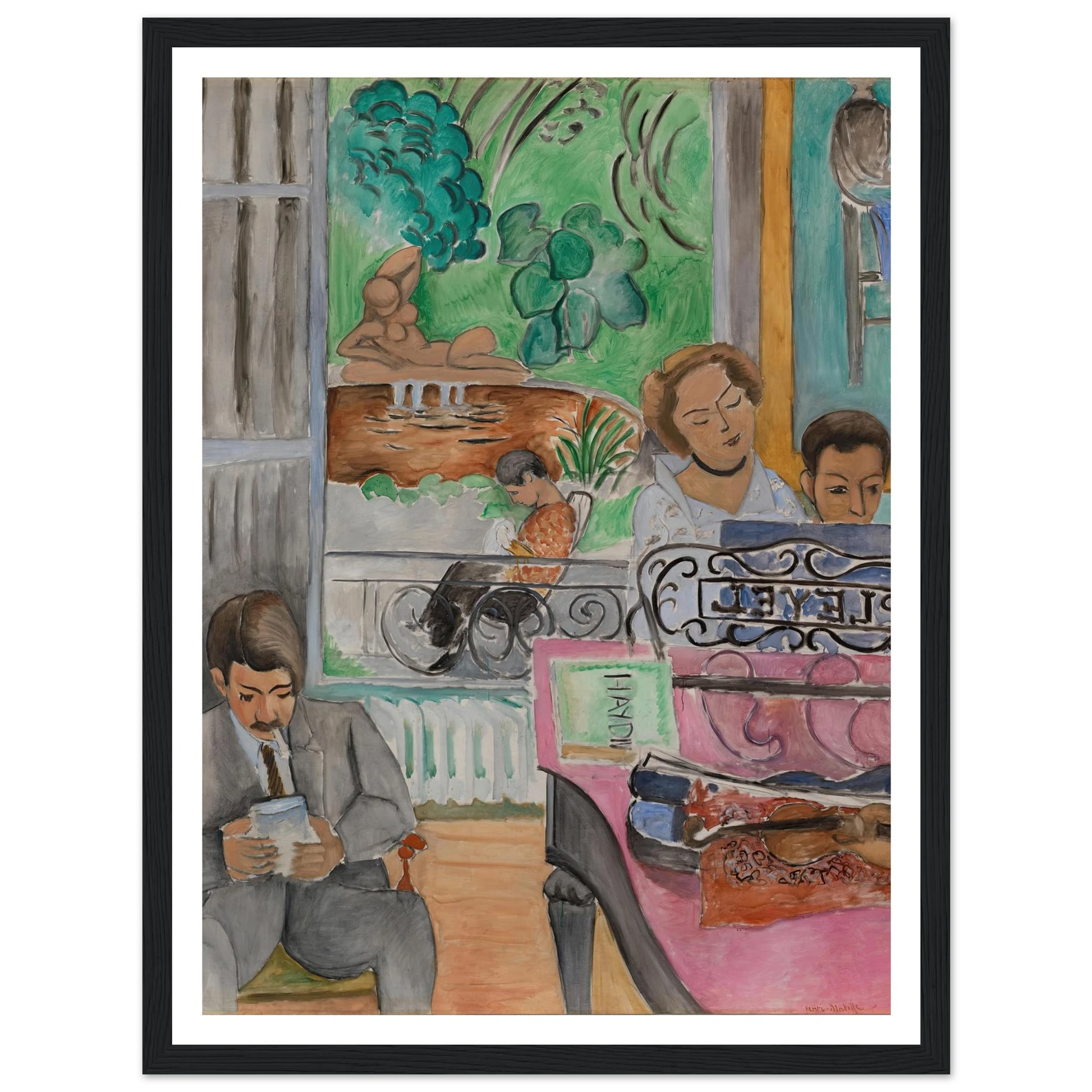 La Leçon de musique (1917) Art Print | Henri Matisse-Quipham Collections
