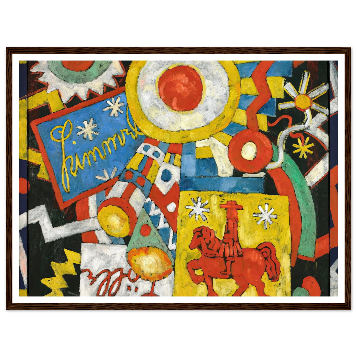 Himmel Sky Object (circa 1914 and circa 1915) Art Print | Marsden Hartley-Quipham Collections