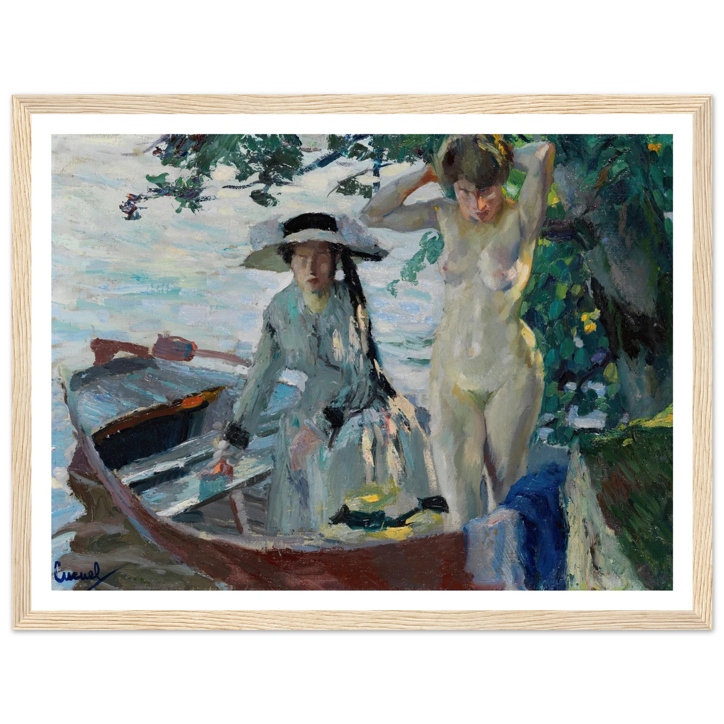 Après le bain (1911-12) Art Print | Edward Cucue-Quipham Collections
