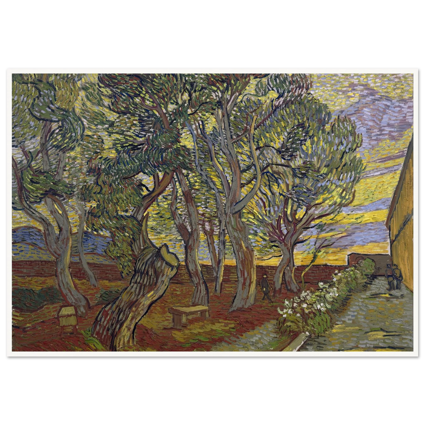 The garden of Saint Paul’s Hospital Art Print | Vincent van Gogh-Quipham Collections