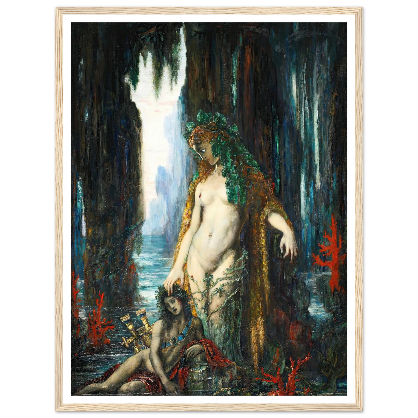 Le Poète Et La Sirène, 1893 Art Print | Gustave Moreau-Quipham Collections